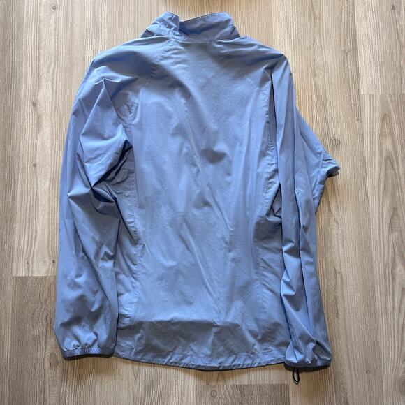 Women’s Vintage Patagonia Icicle Blue Stretch Velocity Shell Jacket Sz Medium - Picture 3 of 9
